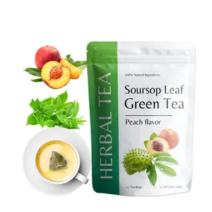Soursop Soursop Leaves OME Customized Soursop Leaves Tea And Chinese Green Tea With Peach Flavor