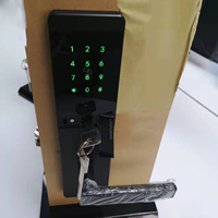 Cerradura Inteligente para Hotel TTLock de Aleación de Zinc Duradera con Teclado, Contraseña, Tarjeta RFID, Control por Aplicación, Impermeable, para Acceso a Habitaciones