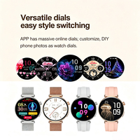 Montre connectée santé pour femmes avec écran AMOLED, détection d'émotions et de fatigue par IA GPT, bracelet en alliage