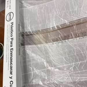 Rollo de Lámina Plástica Protectora para Enmascarar de 16 pies x 350 pies, Color Azul, Pintable, 8 Micras, 0.3 Mil, Película Protectora para Enmascarar - Product Image 3