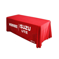 Nappe de Table en Spandex à impression personnalisée, couverture de dessus de Table en Polyester avec Logo