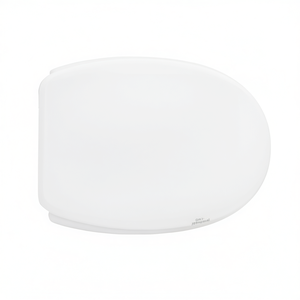 Asiento de inodoro para Kerasan Elka Shape 6 WC, blanco, con bisagras pasantes - Product Image 3