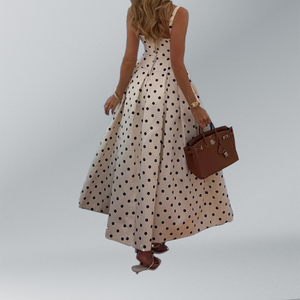 Fabrikgefertigter Stretch-Stoffrock mit Punktmuster, Geeignet für Tägliches Pendeln und Büro-<span class=keywords><strong>Outfits</strong></span> für Frauen, MOQ 1 Lieferant - Product Image 4
