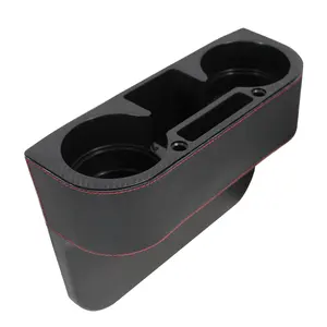 carfu car accessories multi-function AC-2299A plastic gap filler car cup holder drink holder car seat slot storage box
