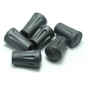 Abuda – pointes en caoutchouc pour bâtons de randonnée, taille moyenne, ajustement universel, accessoires pour bâtons de trekking en plein air - Product Image 1