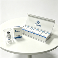Emballages de luxe personnalisables, flacons de 3 ml, 5 ml, 10 ml avec boîtes d'emballage en papier pliables et emballages en blister
