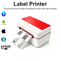 Impresora de Etiquetas de Envío USB 4X6 de Alta Velocidad, Impresora Térmica de Códigos de Barras de 100 mm y 203 DPI, Impresora de Etiquetas Inalámbrica en Stock