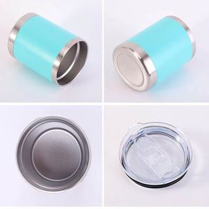 Gobelet isotherme pour voiture en acier inoxydable à double paroi de 10 oz, avec logo personnalisé, haute qualité, revêtement poudré, écologique, cadeau d'entreprise - Product Image 4