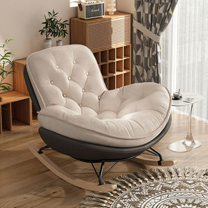 Wohnzimmer Relaxsessel Schaukelstuhl Hochwertiger Moderner Einzelsessel - Product Image 5