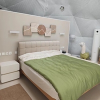 Tente dôme de glamping de luxe directe d'usine tente dôme igloo géodésique étanche extérieure pour maison de glamping