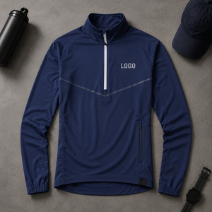 Chaqueta de Golf Personalizada para Hombre con Cierre de Cremallera, Ligera, Elástica, Resistente al Viento - Product Image 3
