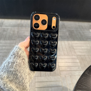 เคสกันกระแทก TPU ลายหัวใจน่ารักสำหรับ iPhone XS Max, 11, 12, 13, 14, 15, 16, Air, 17 Pro Max, เคส iPhone 17 Pro สำหรับสาวๆ - Product Image 5