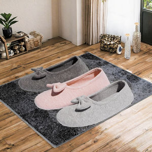 Ballerines d'intérieur unisexes personnalisées OEM avec semelle extérieure antidérapante en TPR pour usage domestique en été, printemps, automne - Product Image 2