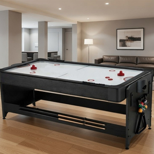 Table de billard 4-en-1 S.Q.F avec plateau de ping-pong, surface en ardoise professionnelle, poches de récupération des billes, design pliable (7ft-9ft) - Product Image 3