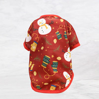 Costume imprimé pour chien et chat, vêtement respirant et doux pour animaux de compagnie, tenue de noël, vente directe d'usine, en vente