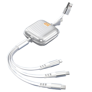 Support de charge réglable lisse précision extensible non bloqué 5 niveaux 20-120cm 3 appareils 100W charge super rapide30min 88% basse température - Product Image 1