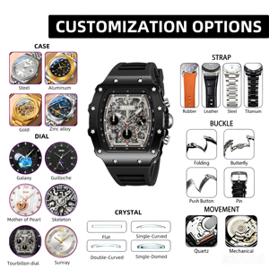 Reloj de Cuarzo Unisex Skmei 2305, Diseño Moderno Chino, Correa de Silicona, 3 Esferas, Cronómetro, Proveedor de Relojes para Exteriores - Product Image 1