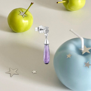 Pendientes de Aro con Diseño de Oso de Dibujos Animados, Joyería Fina de Lujo Kawaii, Esmalte de Color, Piedras Preciosas, Apilables, Modernos, para Adolescentes, Uso Diario - Product Image 3
