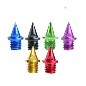 Pointes d'athlétisme 1/4 "longueur pyramide pointes de piste remplacement de chaussure pour piste <span class=keywords><strong>Sprint</strong></span> Cross Country acier haute dureté - Product Image 1