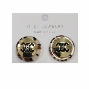 Commercio all'ingrosso messicano prugna bottone argento bohémien orecchini di moda per le donne ordine all'ingrosso regalo per lei - Product Image 2