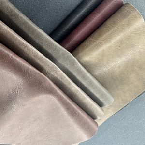 Cuir PU Zhenghe 0,9 mm 1,37x0,91 m bicolore texturé rugueux pour chaussures, sacs et meubles - Product Image 1