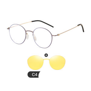 Miroir sans soudure <span class=keywords><strong>Clip</strong></span> ultra-léger sur lunettes de soleil sans vis Le cadre de lunettes peut être maché avec le cadre optique de la myopie 7911 - Product Image 5