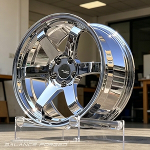 ล้อฟอร์จ <span class=keywords><strong>TE</strong></span>-<span class=keywords><strong>37</strong></span> ขนาด 18 19 20 นิ้ว 5x114.3 5x120 5x112 สีโครเมียมเงิน สำหรับรถแข่ง JDM ซูปรา สกายไลน์ ซีวิค ทาโคมา - Product Image 4