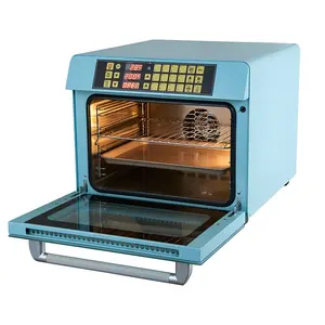 Horno de Convección Eléctrico Comercial Más Vendido, Equipo de Panadería, <span class=keywords><strong>3</strong></span> Bandejas, 45L de Capacidad, Instalación de Encimera, con Pulverizador - Product Image 2