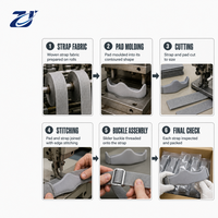Sangle de soutien du tendon rotulien pour la course et le basketball, sangle de genou réglable avec coussinet ondulé et compression