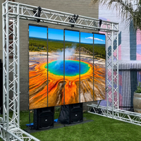Mur vidéo LED de location 5m x 3m P2.6 2.9 P3.91 7680HZ, écran d'affichage intérieur/extérieur pour événements, panneau LED 500mm x 500mm