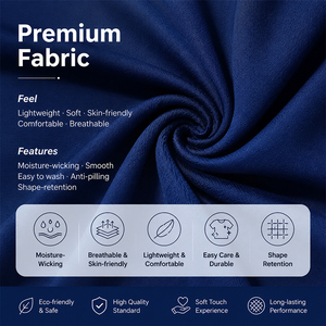 ANNO-Uniformes confortables de clinique dentaire en coton spandex à manches longues pour médecins et infirmières pour l'hiver et l'automne - Product Image 3