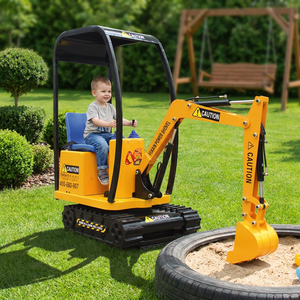 Excavadora <span class=keywords><strong>Infantil</strong></span> VEKAIN WZD-4, Construcción Duradera de Acero y Fibra de Vidrio, Uso en Interiores para Jardines de Infancia, Áreas de Juego en el Hogar, Tierra/Arena - Product Image 5