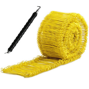 PVC-Coated Iron <strong>Wire</strong> Ties with Tool Twister <strong>Wire</strong> Hook <strong>Loop</strong> <strong>Binding</strong> <strong>Wire</strong> - Product Image 4