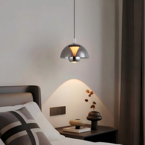 <strong>Nordic</strong> Luxury Hotel Modern Warm <strong>Pearl</strong> Black Clear Glass Dome Hanging LED Pendant Chandelier Ceiling Lamp Indoor Use - Product Image 4