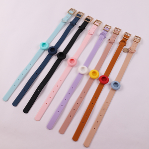 Suministros para mascotas <span class=keywords><strong>Collar</strong></span> de perro impermeable Soporte de etiqueta de aire <span class=keywords><strong>Collar</strong></span> de perro de Pvc antipérdida colorido personalizado con soporte de caja de etiqueta de aire - Product Image 3