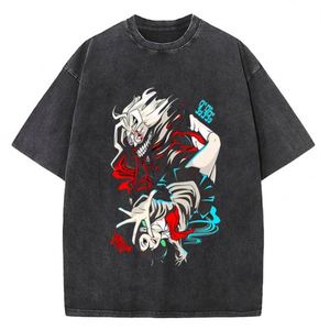 Wholesale DANDADAN Ayase Momo Shiratori Aira <b>Ken</b> Cosplay Color Printing Short Sleeve for Men Anime Wash <b>T</b> <b>Shirt</b> - Product Image 2