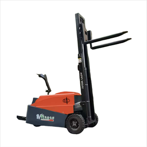 電気ハンドスタッカー2Tフル電気セルロードパレットスタッカー-5000mm持ち上げ高さ2000kg容量 - Product Image 1