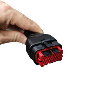 Tùy chỉnh không thấm nước 35 P Xe ECU cắm kết nối 8/14/23/35 Pin 776164-1 770680-1 khuôn Cáp lắp ráp dây nịt với TE Tyco - Product Image 3