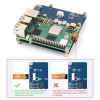 Tarjeta PCIe a 4 puertos Gigabit / 2.5G ETH (B) para Raspberry Pi 5, compatible con Raspberry Pi OS, sin controladores, Plug and Play