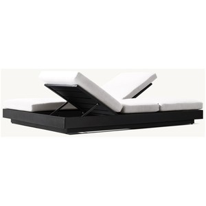Tumbona Doble Reclinable para Exteriores, <span class=keywords><strong>4</strong></span> <span class=keywords><strong>Posiciones</strong></span>, para Piscina, de <span class=keywords><strong>Aluminio</strong></span> - Product Image 5