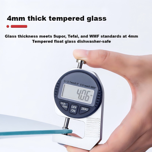 Großhandel Pfannen deckel Abdeckung Universal Deckel aus gehärtetem Glas für Kochgeschirr Teile und Deckel Ersatz - Product Image 3