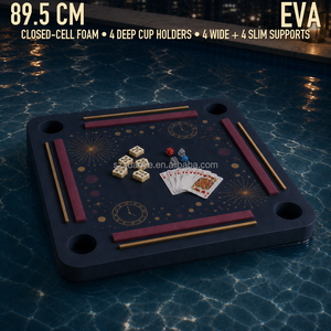 Alfombrilla <span class=keywords><strong>de</strong></span> espuma EVA para mesa <span class=keywords><strong>de</strong></span> Mahjong flotante <span class=keywords><strong>de</strong></span> Año Nuevo, multiusos, para Mahjong americano, <span class=keywords><strong>Rummy</strong></span> y <span class=keywords><strong>cartas</strong></span> impermeables - Product Image 4