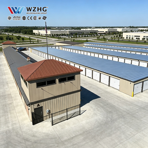 Bâtiment de bureau en acier pour la gestion immobilière, destiné aux concessionnaires d'équipements, avec bardage de toiture ondulé, inspection usine BV - Product Image 1