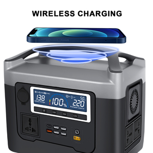 Station d'alimentation portable multi-modèles avec batterie LiFePO4 600W, Power Bank AC - Product Image 3