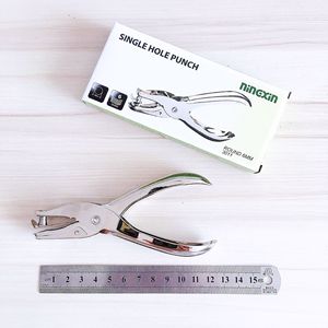 Metal Stationery Round Hole Diameter 3mm 6mm <strong>Hand</strong>-held Punching Pliers Can <strong>Punch</strong> 8 Sheets of A4 Paper Single Hole <strong>Tool</strong> - Product Image 5