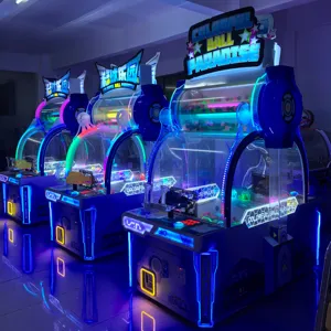 Sistema de pago de monedas de consola de videojuegos Paraoise colorido para centros de juegos de interior Juegos que funcionan con monedas