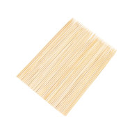 Brochettes rondes en bambou jetables de qualité alimentaire 2,5 mm * 18 cm