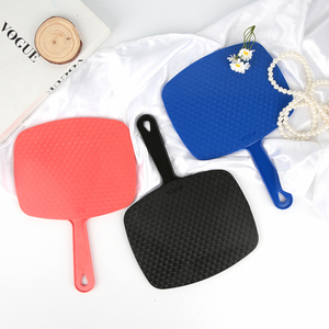 <span class=keywords><strong>Miroir</strong></span> de maquillage portable extra large pour barbier, grand angle, antidérapant, texturé, pour salon de coiffure professionnel, logo personnalisé - Product Image 4