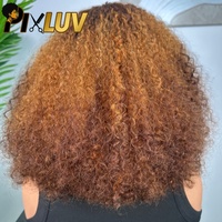 Wig Rambut Asli Pendek Model Bob Water Wave, Vendor Grosir Wig Pixie Cut Tanpa Lem, Wig Rambut Asli dengan Poni Model Pixie Cut