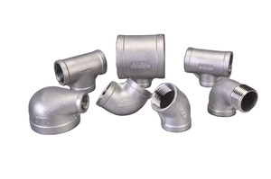 남성 여성 아연 도금 주철 파이프 피팅 파이프 커넥터 GL 피팅 Bsp Npt 팔꿈치 아연 도금 커플 링 크로스 - Product Image 3